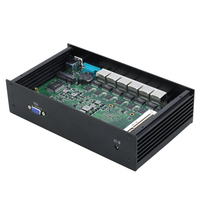 6 LAN Mini Pc Firewall Router Hardware Palo Alto Network 4405U Barebone linux ubuntu pfsense Soft router Firewall