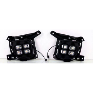 Feux de jour à LED quadruples <span class=keywords><strong>pour</strong></span> Toyota Land Cruiser 200 LC200 2012-2015, compatibles avec les feux de brouillard DRL de Land Cruiser, signal séquentiel - Product Image 2