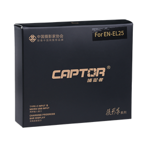 <span class=keywords><strong>Chargeur</strong></span> de <span class=keywords><strong>batterie</strong></span> d'appareil photo EN-EL25 de marque CAPTOR pour appareil photo <span class=keywords><strong>nikon</strong></span> Z30 Z50 ZFC <span class=keywords><strong>chargeur</strong></span> à double emplacement USB - Product Image 2