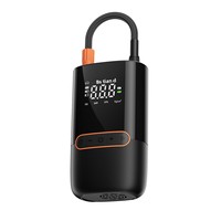 2026 New Wireless Digital 19mm 150psi Tire Inflator with Tire Pressure Monitor 4000mAh ABS Electric Air Compressor Pump Portable