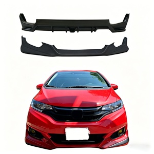 Salida de Fábrica: Kit de Carrocería Completo para Honda Jazz Fit 2018-2020 - Labio Delantero, Labio Trasero y Difusor - Piezas Exteriores de Material ABS - Product Image 5