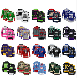 Maglie da <span class=keywords><strong>Hockey</strong></span> su Ghiaccio Reversibili in Rete di Alta Qualità per Allenamento, Set Squadra Personalizzabile con Sublimazione - Product Image 1