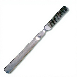 Professional Stainless Steel Double-Sided Long Handle Foot <b>File</b> for Pedicure Heel & Callus Removal Reusable - Product Image 1