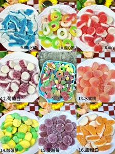 Bonbons Gélifiés en Gros : Vers, Anneaux, Ours, Fruits, Bouteilles de <span class=keywords><strong>Cola</strong></span>, Formes de Dessins Animés – Saveurs Fruitées, Sucrés et Acidulés, Enrobés de Sucre - Product Image 3