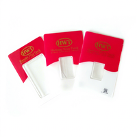 Carte PVC anti-contrefaçon personnalisée pour l'étiquetage de sécurité des pièces et lingots d'or