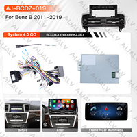Écran de navigation GPS Android pour voiture avec cadre de fixation pour BENZ B200 2010-2011, noir UV, faisceau de câbles, kit Canbus – Fourniture directe usine