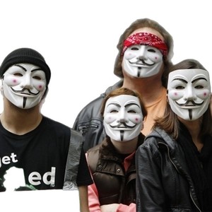 Masque de costume d'Halloween unisexe en plastique blanc en forme de V, style Vendetta, avec détection de la position de la tête - Product Image 5