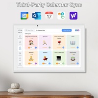 Calendrier mural numérique intelligent tactile 10,1'' avec système de planification des tâches et des repas