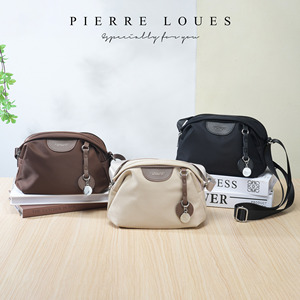 กระเป๋าสะพายข้างผู้หญิง Pierre Loues สีน้ำตาล ผ้าอ็อกซ์ฟอร์ดกันน้ำ ความจุขนาดใหญ่ กระเป๋าสำหรับเดินทาง ใช้ได้ทุกวัน - Product Image 2