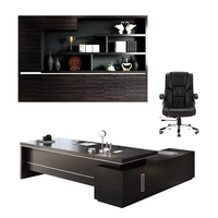 Grande combinaison de chaises de bureau en bois moderne pour les patrons directeurs généraux directeurs-pour la maison ou les postes de travail