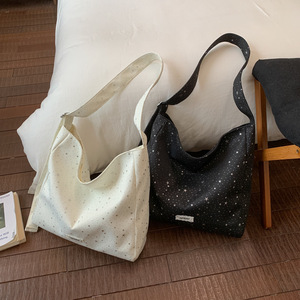 Bolso de Moda con Estampado de Estrellas y Puntos, Gran Capacidad, Versátil, de Hombro o Cruzado, Personalizado para <span class=keywords><strong>Mujer</strong></span> - Product Image 3