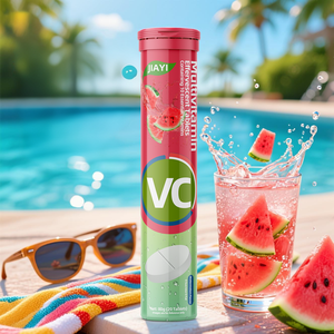 Tabletas efervescentes de electrolitos de vitaminas y minerales complejos de sandía - Product Image 1