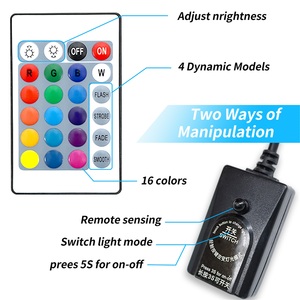 Offre promotionnelle sur des lampes d'<span class=keywords><strong>aquarium</strong></span> élégantes, éclairage <span class=keywords><strong>bleu</strong></span>/blanc/rouge, télécommande, design flexible pour aquariums intérieurs plantés - Product Image 5