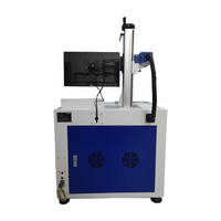 Machine de marquage Laser à Fiber 30W avec couvercle fermé pour la gravure et la découpe de bijoux