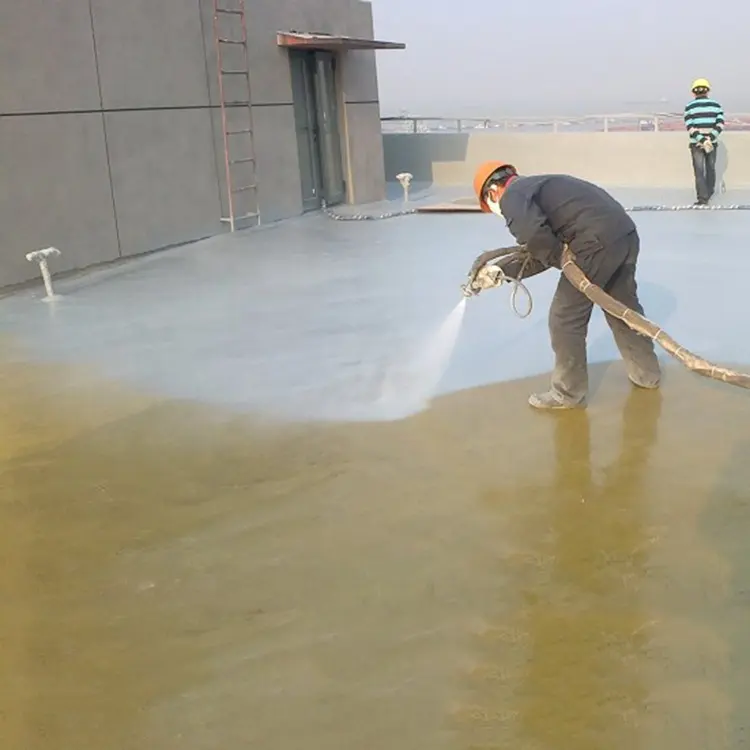 수영풀의 누출 교정을위한 단일 구성 요소 폴리 우레탄 방수 페인트