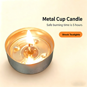 Velas <span class=keywords><strong>de</strong></span> Té <span class=keywords><strong>de</strong></span> 5 Horas <span class=keywords><strong>de</strong></span> Duración, Paquete <span class=keywords><strong>de</strong></span> 100 Unidades, Empacadas en Papel Retráctil para Uso en Hoteles, Suministro Directo <span class=keywords><strong>de</strong></span> Fábrica - Product Image 3