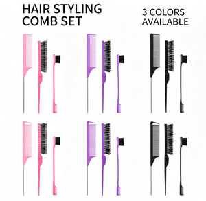 Cepillo de Peinado Rosa con Forma de Paleta, Cepillo para el Cabello de Doble Uso, Herramienta de Peluquería para el Hogar y Salón - Product Image 5