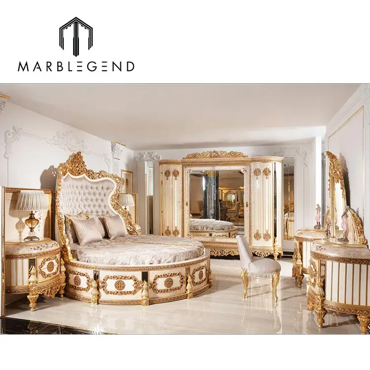 Özel ısmarlama king-size yatak setleri kayın ahşap mobilya kraliyet lüks yatak odası mobilyası seti
