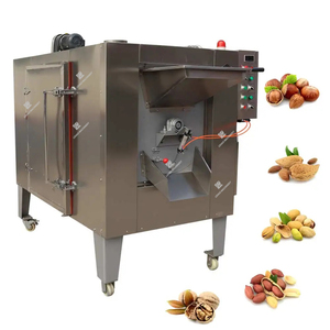 <span class=keywords><strong>Prix</strong></span> bas Type de lot 1000kg par heure Arachide Amande Soja Noix Haricots Grains Graines Torréfaction Machine - Product Image 6