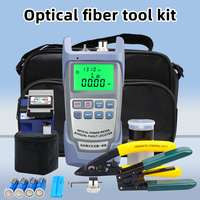Compteur de puissance optique d'épissure FTTH Kit de réparation de sac à outils de couperet à fibres optiques VFL Fibra Optica Network Toolkit Set