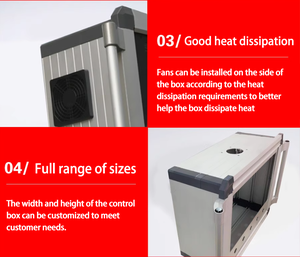 Caja de control de aluminio personalizada para brazo cantilever, equipo industrial para accesorios de operación de máquinas herramienta con brazo oscilante - Product Image 5