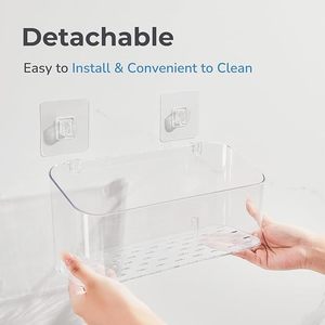 Bagno giocattolo supporto per vasca da bagno, chiaro vasca da bagno organizzatore giocattolo <span class=keywords><strong>grande</strong></span> capacità vasca giocattolo di stoccaggio doccia Caddy per il bagno - Product Image 4