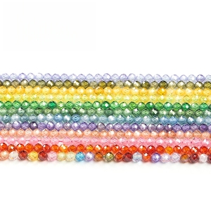 JD GEMS Grosir Batu Alam Zirkon Bersegi 2mm 3mm 4mm Manik-Manik Kecil Berkualitas Tinggi Perlengkapan Pembuatan Perhiasan Batu Energi - Product Image 2