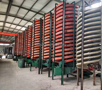 Nouveau design Séparateur de goulotte en spirale par gravité pour l'exploitation minière de traitement des minéraux Concentrateur et extraction de minerai de cuivre pour la vente