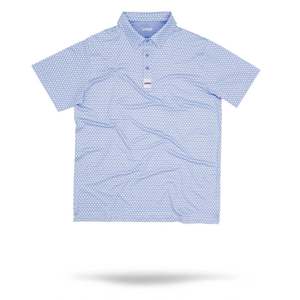 하이 퀄리티 폴로 드 골프 부어 옴므 라벤더 스페이드 패턴 전체 인쇄 승화 디자인과 폴로 티셔츠에 대 한 니트 골프 - Product Image 2