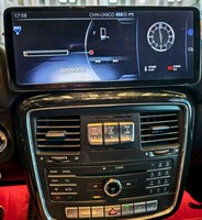Lecteur DVD de voiture 12,8 pouces, autoradio Android, écran tactile, navigation GPS, CarPlay pour Mercedes Benz Classe G G500 G350 2013-2018