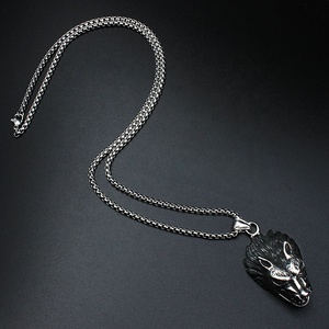 <span class=keywords><strong>Collana</strong></span> <span class=keywords><strong>con</strong></span> ciondolo cubano in acciaio inossidabile personalizzata di alta qualità da uomo <span class=keywords><strong>con</strong></span> catena a maglie alla moda <span class=keywords><strong>con</strong></span> Design animale - Product Image 4