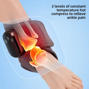 Appareil de physiothérapie arthrite soulagement de la douleur enveloppement articulaire ceinture de Massage pied poignet orthèse électrique chauffée genou masseur avec Vibration - Product Image 4
