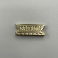 Label Logam Anti Korosi Ramah Lingkungan dengan Motif Embos, Perlengkapan Premium untuk Kerajinan Pakaian, Pesanan Grosir