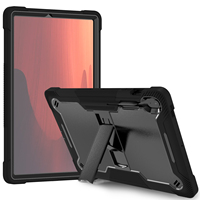 Pour Samsung Galaxy Tab S10 FE Plus 13 pouces 3-en-1 étui antichoc avec support et porte-stylo pour X620/X620B