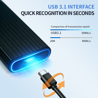 Hard Disk Eksternal SSD Portabel USB 3.0 3.1 Solid-state