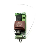 Controlador PCB Tubular 110/220V, Receptor RF de 2 Canales, Placa PCB 433mhz