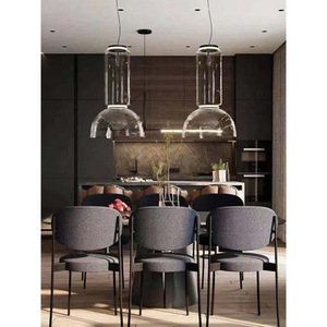 Lámpara de Araña de Vidrio Moderna para Restaurante Italiano, Diseño Único para Escaleras de Techo Alto, Sala de Estar, Dúplex y Villa - Product Image 5