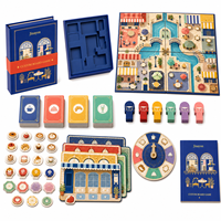 Jeu de société de planification de canaux européens personnalisé, jeu de stratégie de café en carton couleur pour les éditeurs