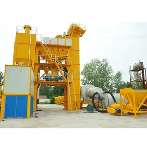 China Supplier New 64T/H Mini Hot Mix Mobile Asphalt Plant For Sale