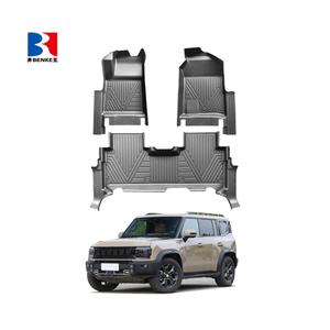 พรมปูพื้นรถยนต์ TPE หนา กันน้ำ กันลื่น 5 มิติ สำหรับ Jetour Traveler/Shanhai T2 ปี 2023 - Product Image 2