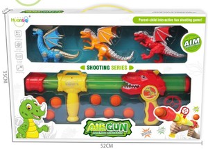 Pistola de Aire Comprimido DF 2020, Juego de Disparos, Caza, 8 Bolas, 3 Dinosaurios, Pistola de Juguete de Aire Comprimido con Balas BBS - Product Image 2