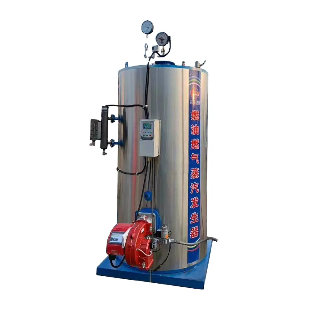 Máquina generadora de vapor de aceite y gas automática para industria alimentaria, de 50 a 1000 KG