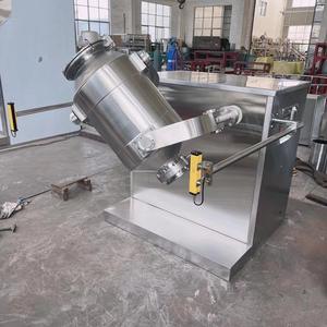Stainless Steel Dry <strong>Powder</strong> Pre Mixer Rotating Drum 3D Mixing Machine Three Dimensional Lab Blender for <strong>Whey</strong> <strong>Protein</strong> Albumen - Product Image 3