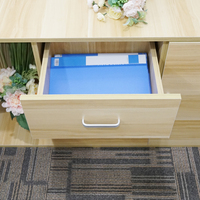 Carpeta de Archivos Multiusos en Forma de L con Clip en U, Diseño Nuevo en Azul A4