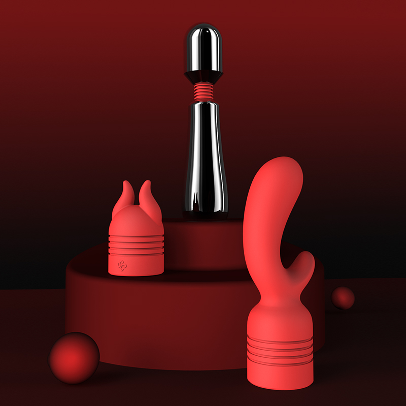Vibrateur Rouge-Noir