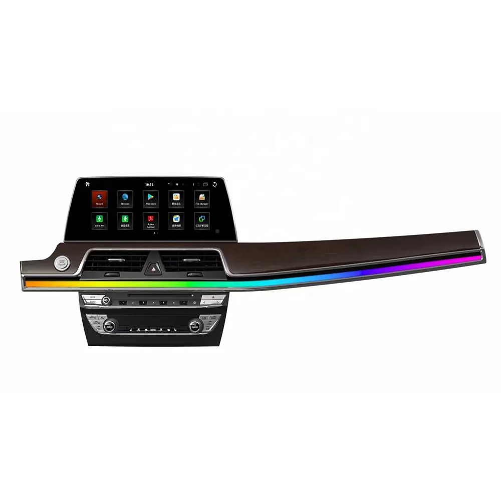 Full Dash Atmosphere Light Android Media para BMW 7 Series F01 F02 2008-2017 reproductor Multimedia para coche navegación GPS Auto estéreo 4G