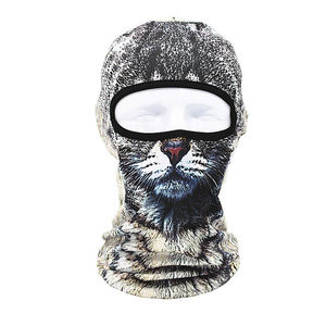 Masque complet de moto Cosplay Party pas cher Polyester 3D lavable Logo personnalisé Sturmhaube Designer Masques de ski Crâne Balaclava - Product Image 4