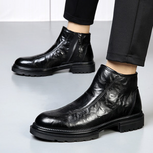 Botas Chelsea de Tobillo con Cordones, Parte Superior de Goma de Alta Calidad, Impermeables, Transpirables, Antideslizantes, Elegantes y Casuales, Venta al Por Mayor 2025 - Product Image 2