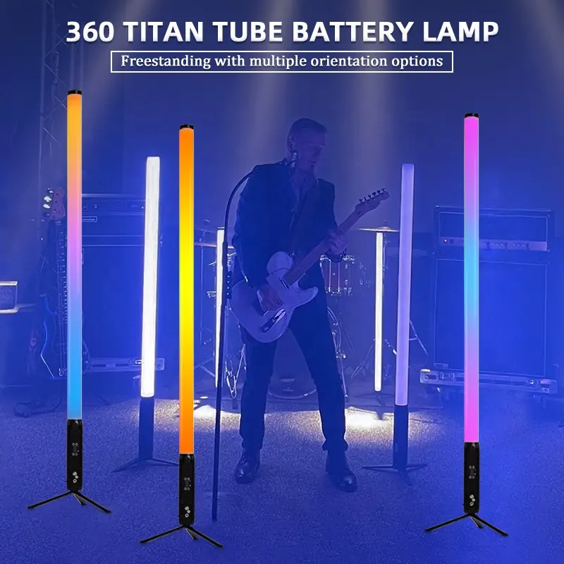 astera titan led tube 8xFP1 72W battery operated Titan Tubes Light Full Color Wireless 360 white led titan pixel tube