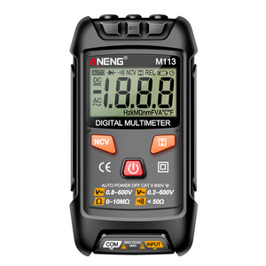 M113 Multimeter 1999 Count Digital AC/DC Voltage Meter Ohm NCV <strong>Measuring</strong> Mini <strong>Instruments</strong> Electricity <strong>Test</strong> Tool - Product Image 1